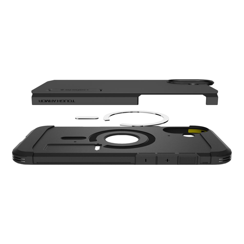coque iphone 16 tough armor spigen noir