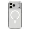 coque ultra hybrid mag magsafe pour iphone 17 pro spigen blanc givré