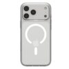 coque liquid crystal mag magsafe pour iphone 17 pro spigen transparent/blanc
