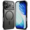 coque fusion bold magnetic magsafe pour iphone 17 pro ringke noir mat