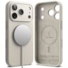 coque silicone magnetic magsafe pour iphone 17 pro ringke pierre