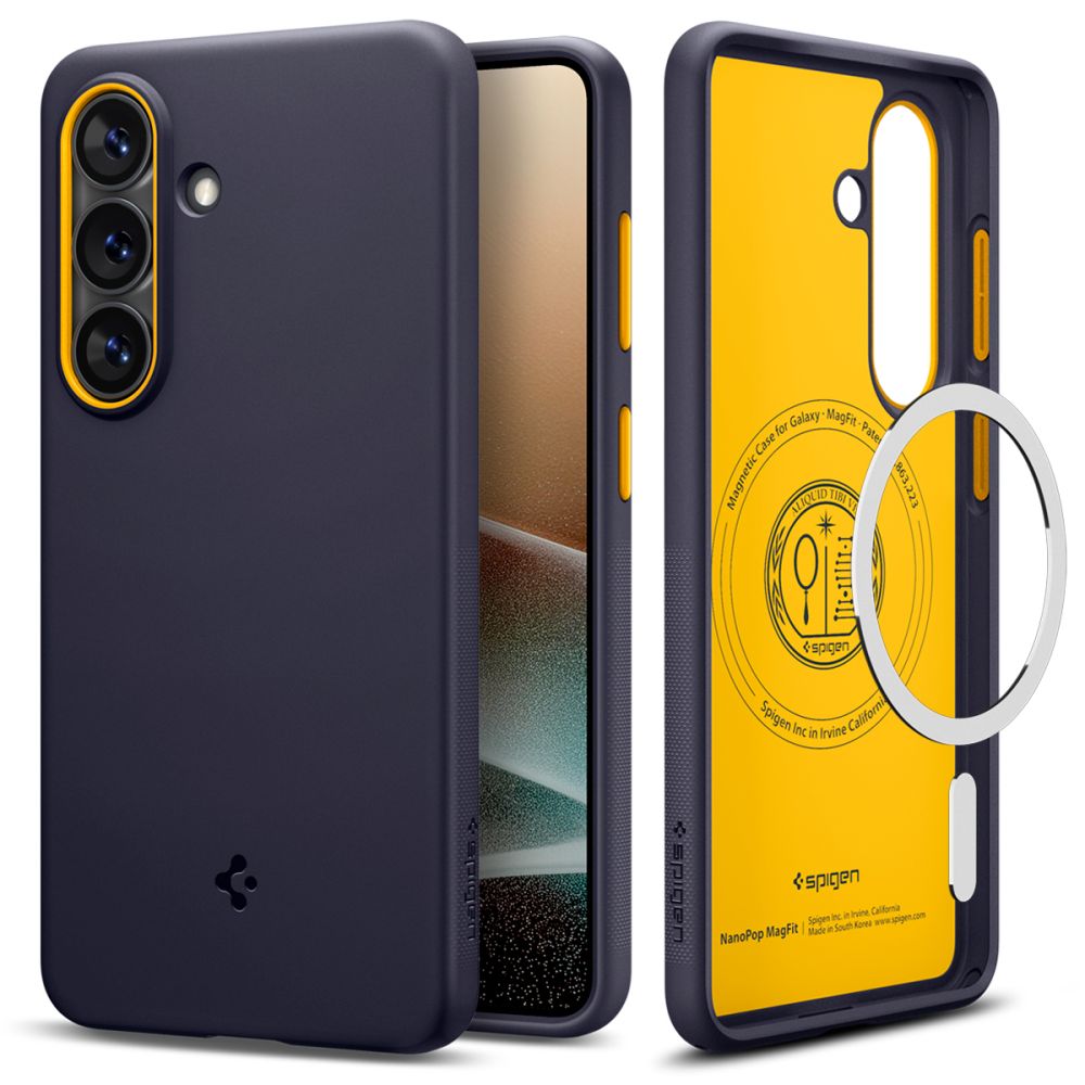 coque samsung galaxy s26 nano pop spigen bleu marine