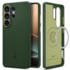 coque nano pop magsafe pour samsung galaxy s26 ultra spigen vert avocat