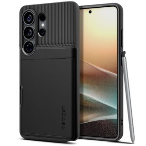 coque slim armor cs pour samsung galaxy s26 ultra spigen noir