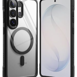 coque fusion bold magnetic magsafe pour samsung galaxy s26 ultra ringke noir