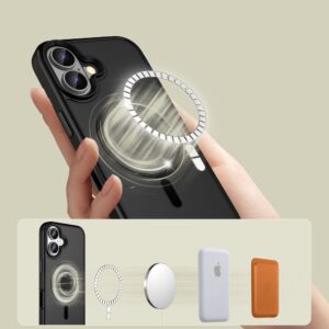 coque iphone 16 magmat tech protect noir mat