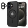 coque iphone 16 magcam tech protect noir mat