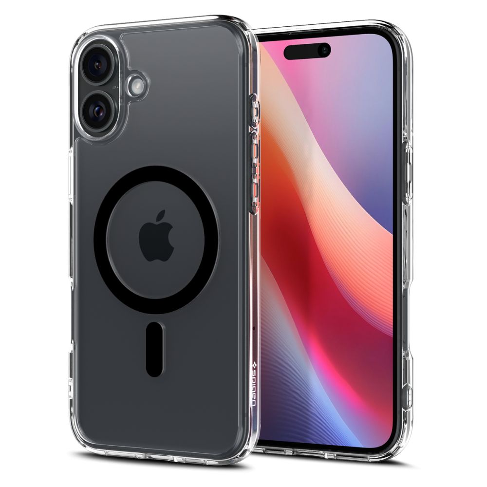 coque iphone 16 ultra hybrid spigen noir