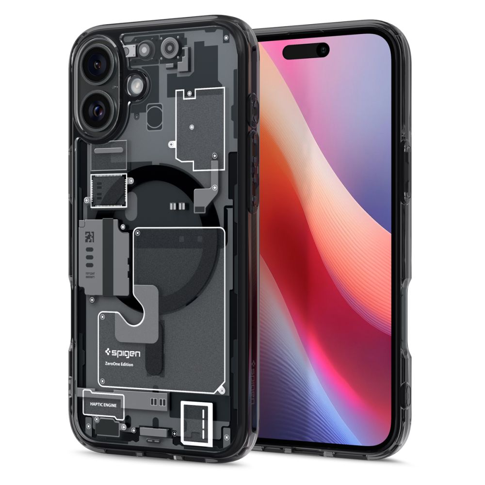 coque iphone 16 ultra hybrid spigen noir