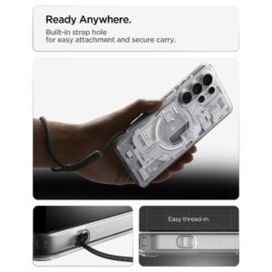 coque ultra hybrid magsafe pour samsung galaxy s26 ultra spigen zero one blanc