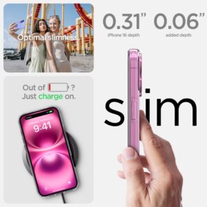 coque iphone 16 liquid crystal spigen transparent