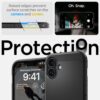 coque iphone 16 tough armor spigen noir