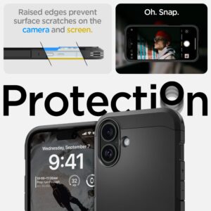 coque iphone 16 tough armor spigen noir