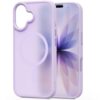 coque magmat magsafe pour iphone 17 tech protect lavande mat