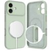 coque silicone magsafe pour iphone 17 tech protect sauge