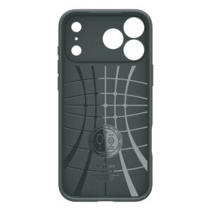 coque liquid air pour iphone 17 pro spigen vert abyssal