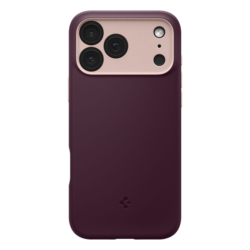 coque nano pop mag magsafe pour iphone 17 pro spigen bordeaux
