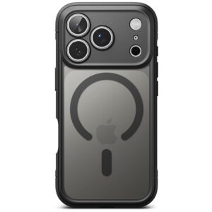 coque fusion bold magnetic magsafe pour iphone 17 pro ringke noir mat