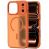 coque magmat magsafe pour iphone 17 pro tech protect orange cosmique mat