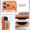 coque classic hybrid magsafe pour iphone 17 pro esr orange givré
