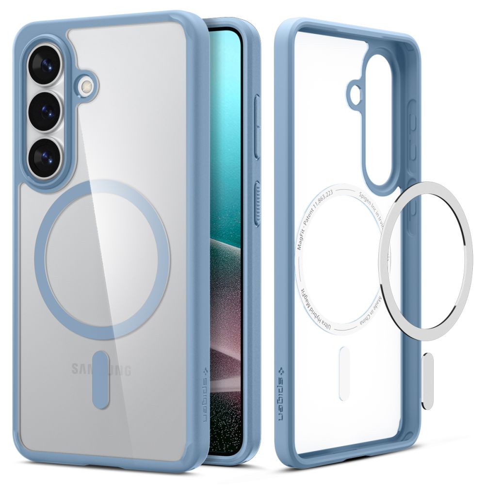 coque samsung galaxy s26 ultra hybrid spigen bleu ciel