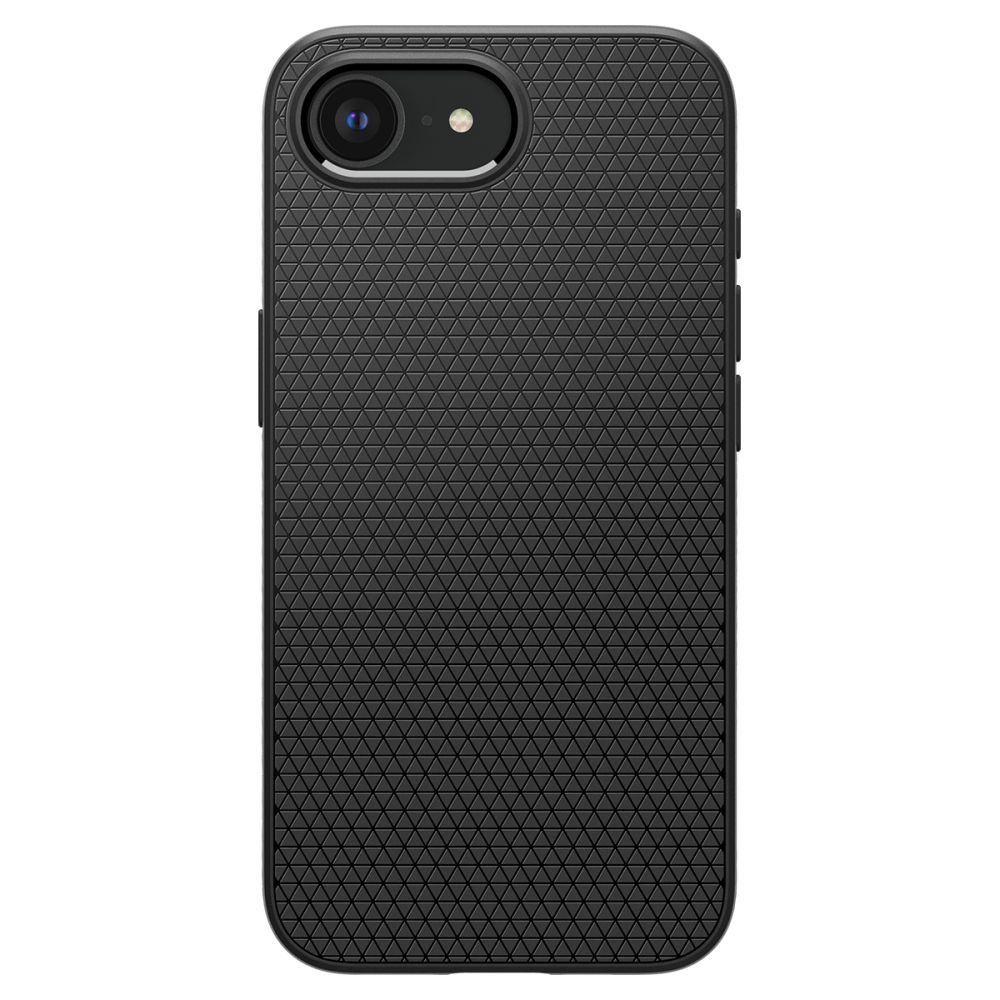 coque iphone 16e / 17e liquid air spigen noir mat