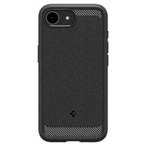 coque iphone 16e / 17e rugged armor spigen noir mat