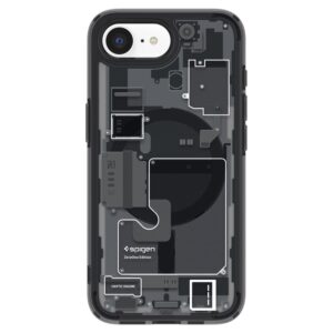 coque iphone 16e / 17e ultra hybrid spigen noir
