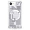 coque iphone 16e / 17e ultra hybrid spigen blanc