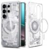 coque ultra hybrid magsafe pour samsung galaxy s26 ultra spigen zero one blanc