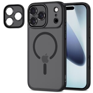 coque iphone 17 pro max magcam tech protect noir mat