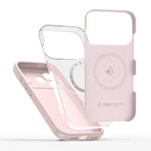 coque iphone 17 pro max tech protect rose