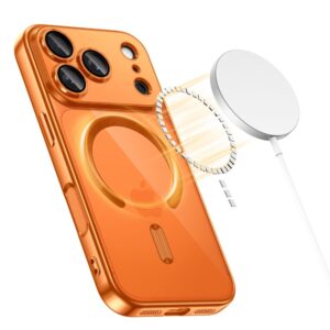 coque iphone 17 pro max magflex tech protect orange
