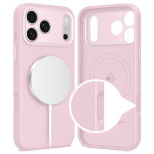 coque iphone 17 pro max tech protect rose