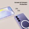 coque samsung galaxy s25 flexair hybrid tech protect transparent