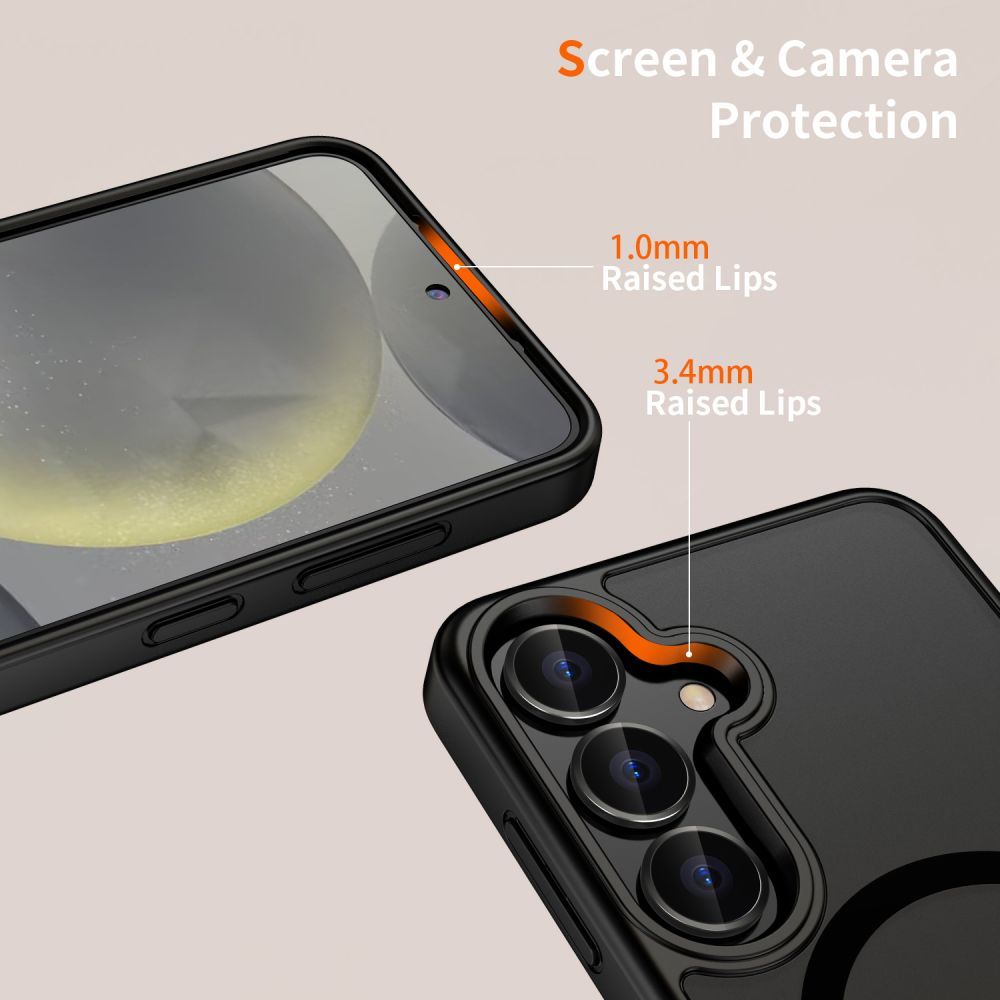 coque samsung galaxy s25 magmat tech protect noir mat