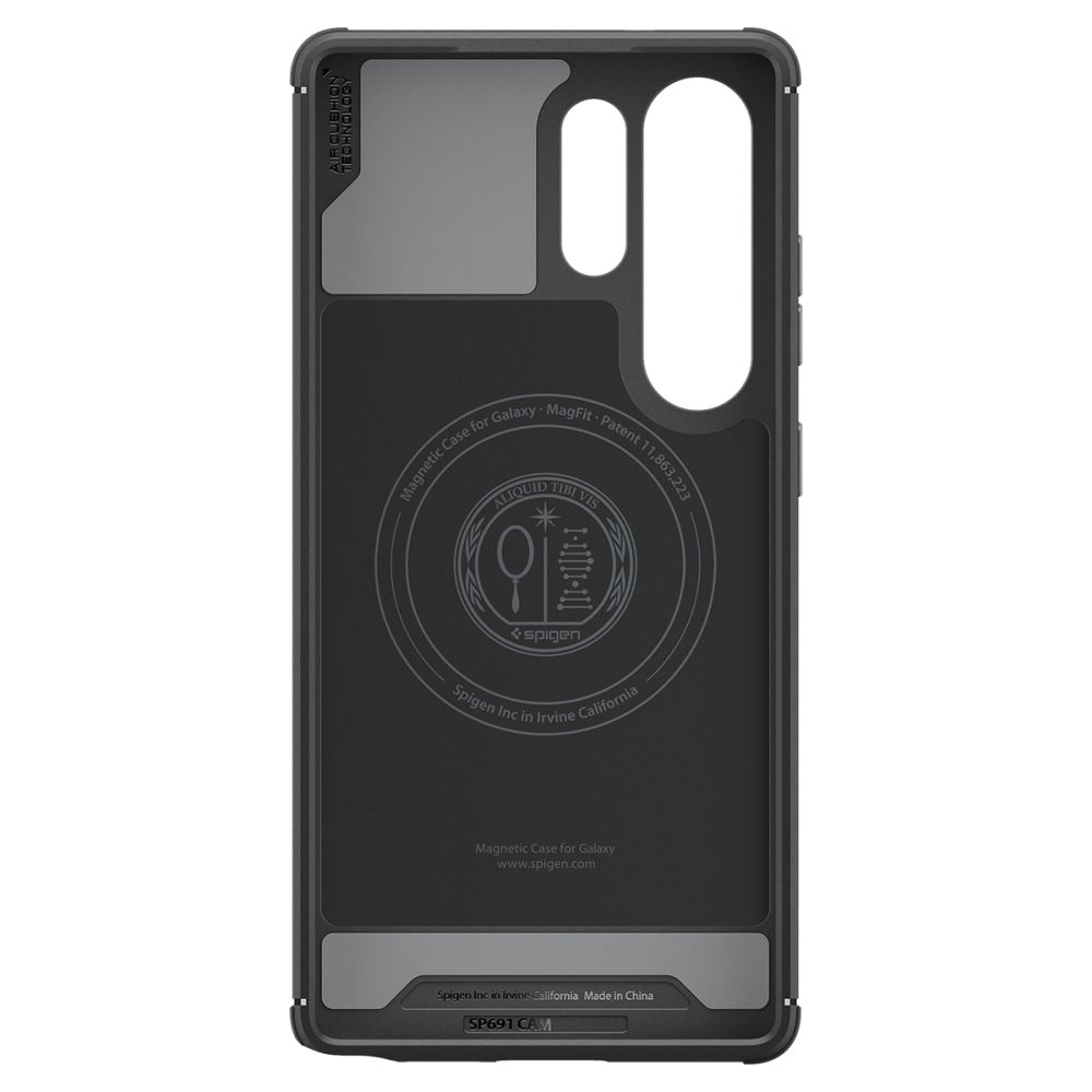 coque samsung galaxy s25 ultra spigen noir mat