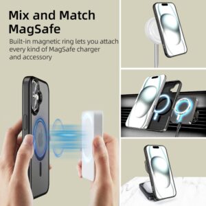 coque iphone 16 magmat tech protect noir mat