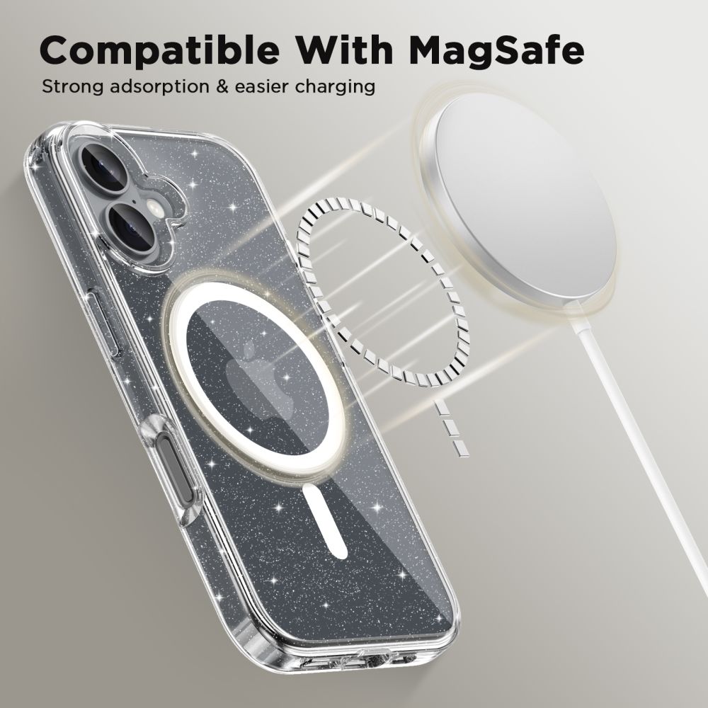 coque iphone 16 flexair hybrid tech protect transparent