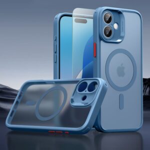 coque iphone 16 esr bleu