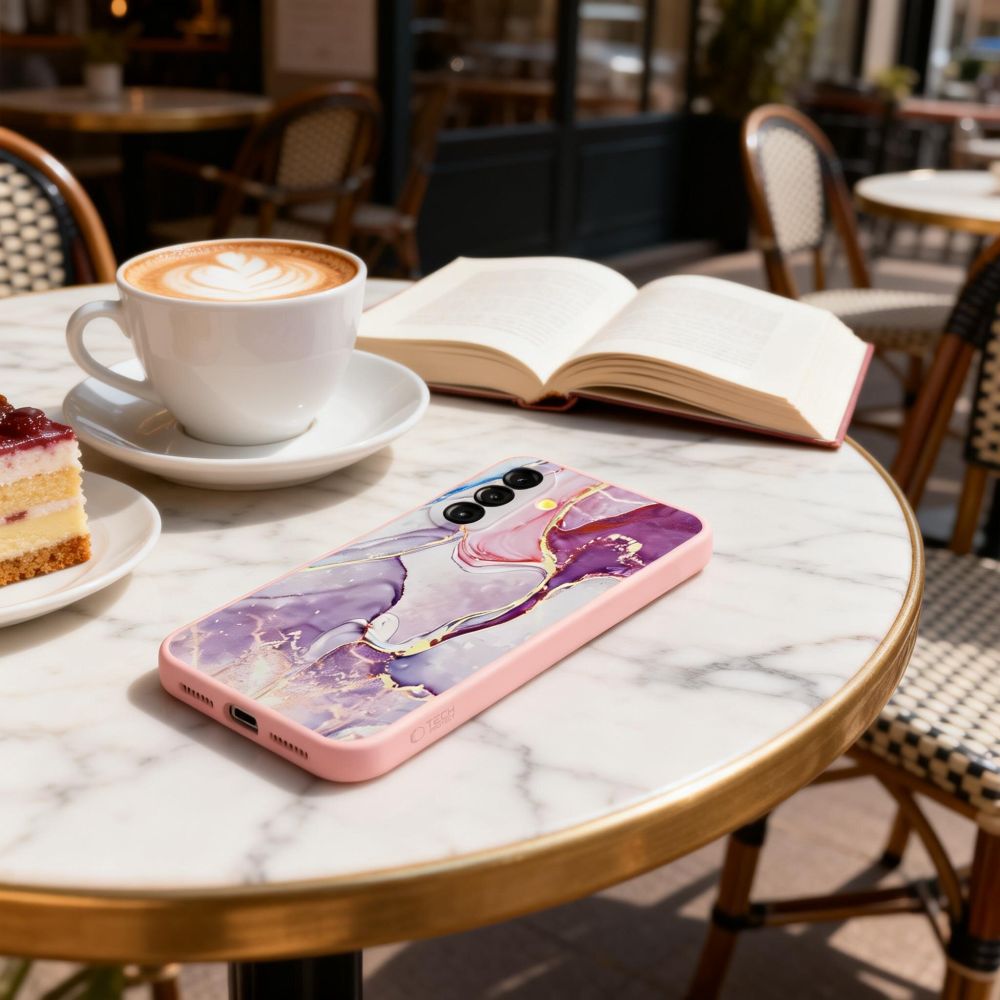 coque samsung galaxy a57 5g tech protect icon marbre