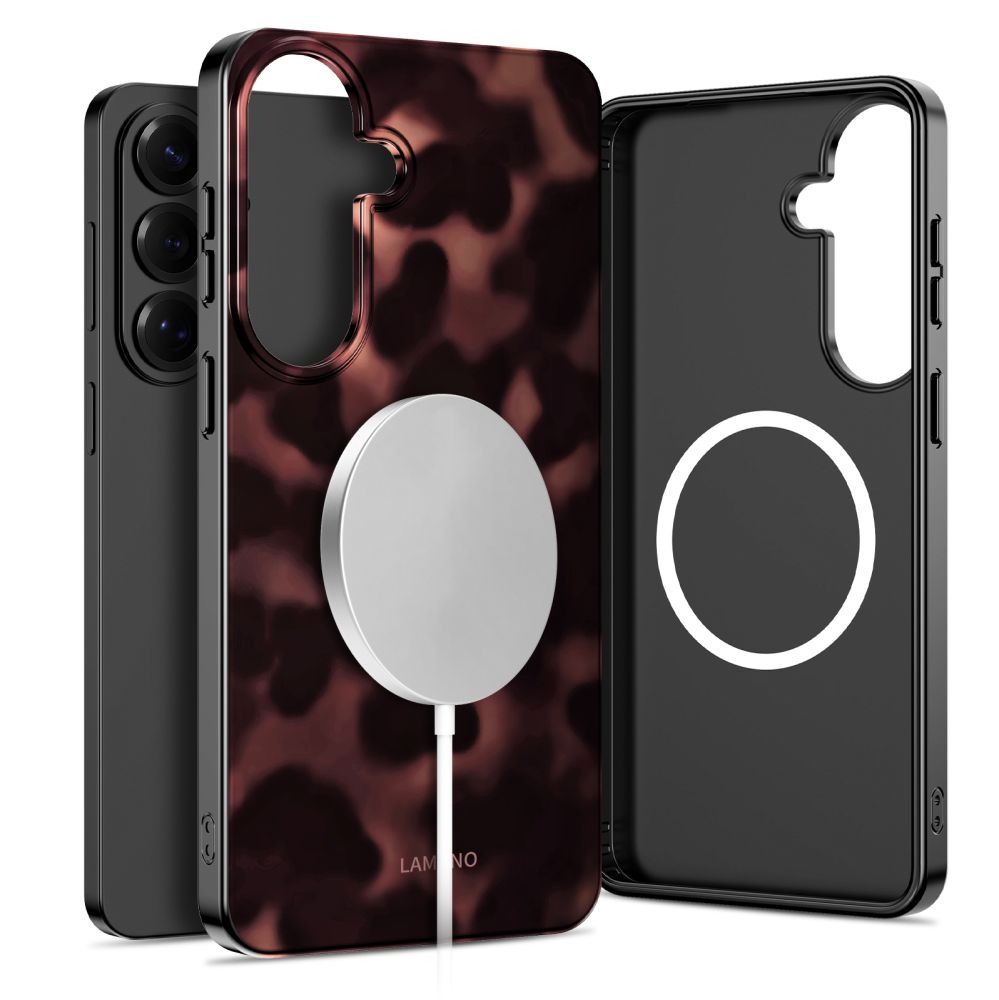 coque samsung galaxy a57 5g tech protect lamano magsafe motif panthère