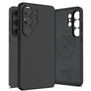 coque silicone magsafe pour samsung galaxy s26 ultra tech protect noir