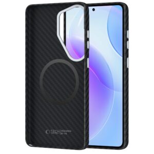 coque ion carbon magsafe pour samsung galaxy s26 ultra tech protect noir/argent