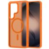 coque magmat magsafe pour samsung galaxy s26 ultra tech protect orange mat