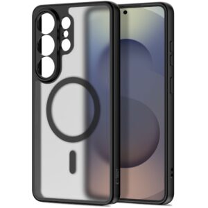 coque basicmag magsafe pour samsung galaxy s26 ultra tech protect noir mat