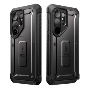 coque unicorn beetle pro & tempered glass 2 pack pour samsung galaxy s26 ultra supcase noir