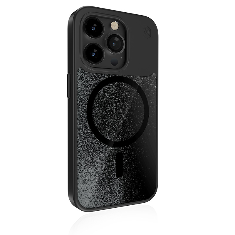 coque iphone 15 pro max relax sand magsafe stm noir
