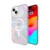 coque iphone 15 plus soap bubble magsafe case mate irisé