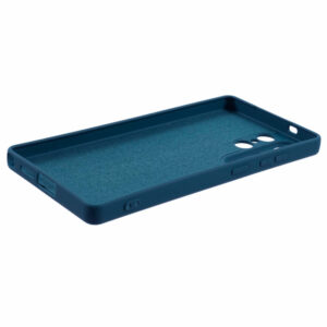 coque silicone bleue samsung galaxy s25 ultra
